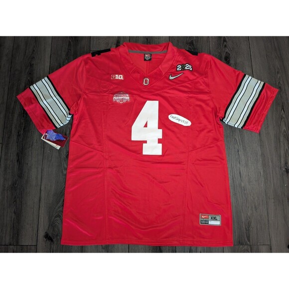 NCAA Other - 🚨 Jeremiah Smith #4 Ohio State Buckeyes Stitched Heritage 🏈 Jersey Men's 2XL